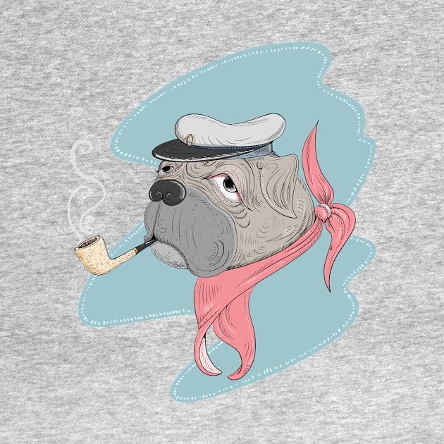 Captain Pug by schlag.art